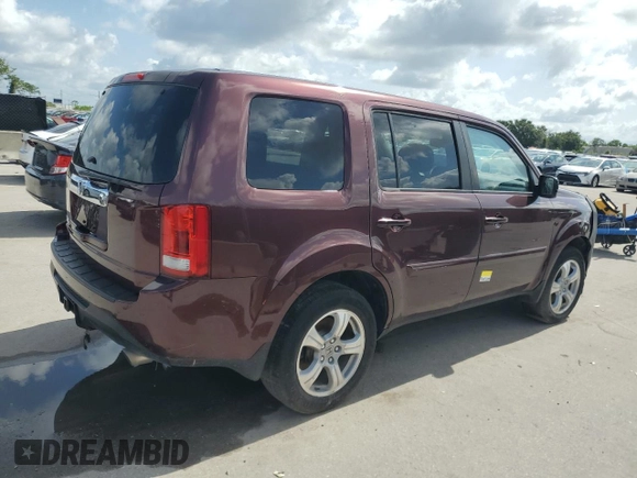 2013 Honda Pilot EX-L с VIN 5FNYF3H58DB044788, выставлен на аукционе Copart как лот 60202325 с пробегом Не указан миль и Списание • Salvage title. История ставок и продаж доступна на DreamBid. Изображение 3.