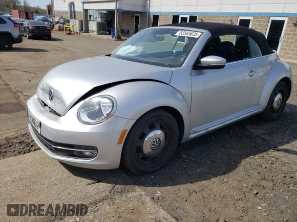 2013 Volkswagen Beetle 2.5L with VIN 3VW5P7AT0DM821280, listed as a Copart auction lot 53565635 with 94,969 mi miles and Salvage Title. Bid and sale history available at DreamBid. Image 1.