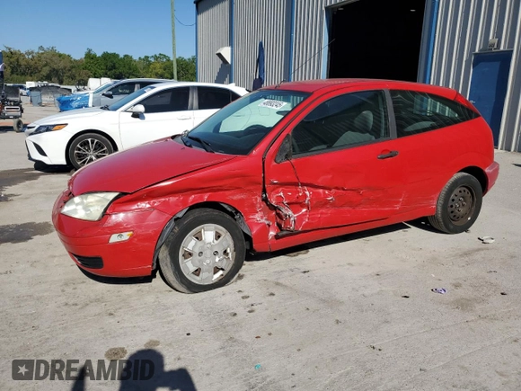 2007 Ford Focus S with VIN 1FAFP31N57W188075, listed as a Copart auction lot 48893245 with 89,756 mi miles and Salvage Title. Bid and sale history available at DreamBid. Image 1.