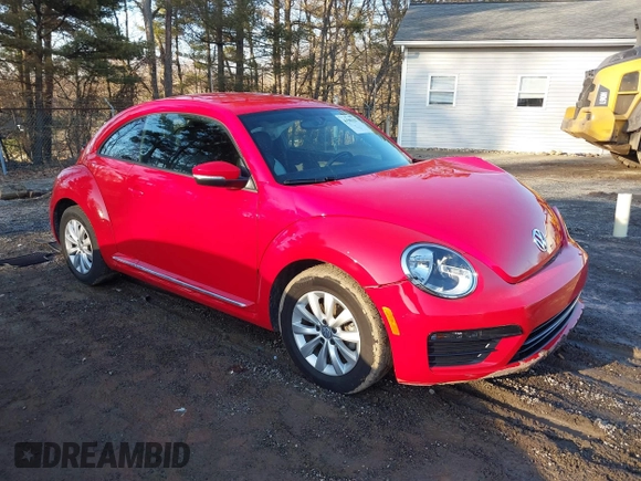 2019 Volkswagen Beetle S with VIN 3VWFD7AT1KM712384, listed as a IAAI auction lot 41505127 with 49,527 mi miles and . Bid and sale history available at DreamBid. Image 1.