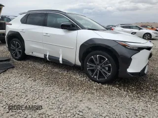2023 Toyota bZ4X XLE with VIN JTMABACA9PA023807, listed as a Copart auction lot 48792805 with 10,397 mi miles and Salvage title. Bid and sale history available at DreamBid. Image 4.
