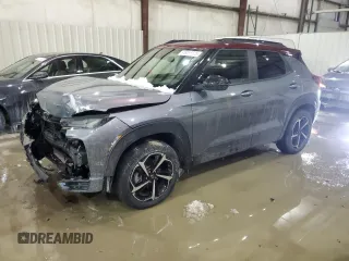 2022 Chevrolet TrailBlazer RS with VIN KL79MUSLXNB107673, listed as a Copart auction lot 46086525 with 10,357 mi miles and Salvage Title. Bid and sale history available at DreamBid. Image 1.