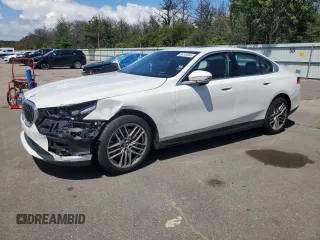 2024 BMW 5 Series 530i xDrive with VIN WBA53FJ01RCP92828, listed as a Copart auction lot 64145965 with 15,444 mi miles and Salvage title. Bid and sale history available at DreamBid. Image 1.
