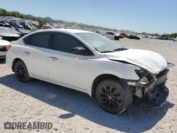2018 Nissan Sentra S with VIN 3N1AB7AP9JY337151, listed as a Copart auction lot 52870135 with 144,845 mi miles and Salvage Title. Bid and sale history available at carsss.com. Image 4.