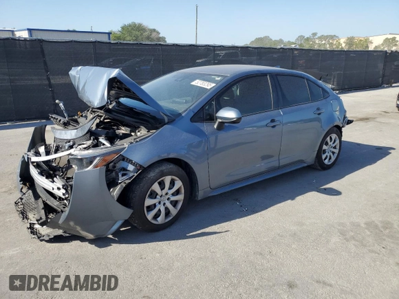 2022 Toyota Corolla LE with VIN JTDEPMAE9N3008932, listed as a Copart auction lot 52783295 with 51,313 mi miles and Non Repairable. Bid and sale history available at DreamBid. Image 1.