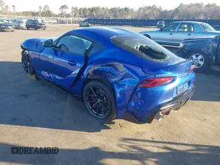 2023 Toyota GR Supra 3.0 with VIN WZ1DB0G01PW057818, listed as a IAAI auction lot 41405386 with 18 mi miles. Bid and sale history available at carsss.com. Image 3.