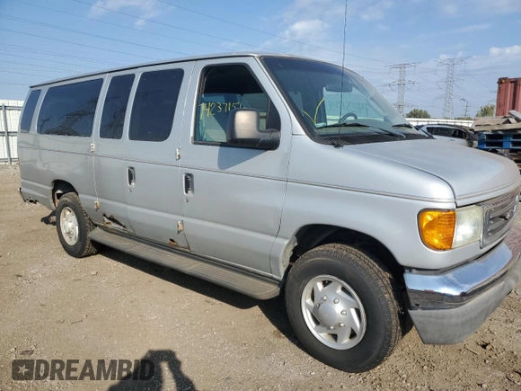 2006 Ford Econoline Passenger XL with VIN 1FDSS31L56DA97321, listed as a Copart auction lot 74237154 with Not provided miles and Clean title. Bid and sale history available at DreamBid. Image 4.