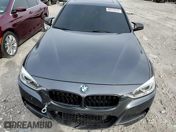 2015 BMW 3 Series 335i xDrive with VIN WBA3B9G55FNR93758, listed as a Copart auction lot 69772314 with 84,689 mi miles and Salvage Title. Bid and sale history available at carsss.com. Image 11.