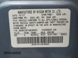 2018 Infiniti Q70 Luxe z VIN JN1BY1AP7JM180691, wystawiony jako Copart lot #50934325 z przebiegiem 44 096 mil mil oraz Szkody całkowita. Historia ofert i sprzedaży dostępna na DreamBid. Obrazek 12.