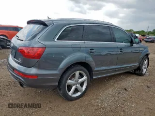 2015 Audi Q7 S line Prestige with VIN WA1DGAFE8FD013354, listed as a Copart auction lot 59822655 with 110,464 mi miles and Salvage title. Bid and sale history available at DreamBid. Image 3.