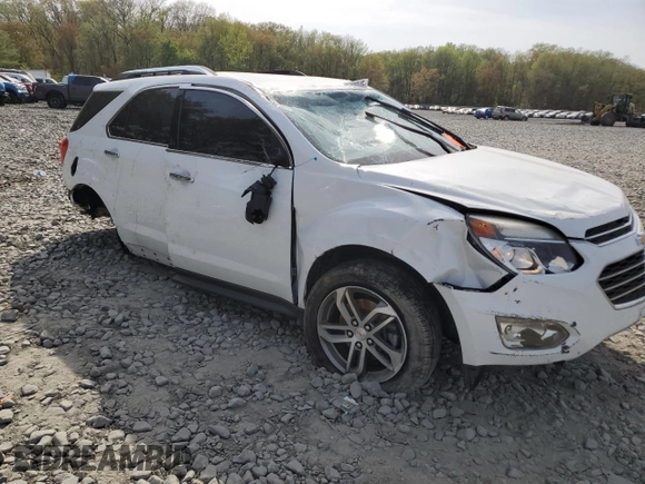 2017 Chevrolet Equinox Premier with VIN 2GNALDEK2H1603083, listed as a Copart auction lot 54389045 with 103,215 mi miles and Salvage Title. Bid and sale history available at DreamBid. Image 4.