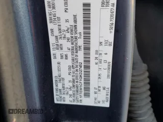 2016 Ford F-150 XL with VIN 1FTEW1CF1GKD27452, listed as a Copart auction lot 49506385 with 184,418 mi miles and Salvage Title. Bid and sale history available at carsss.com. Image 13.