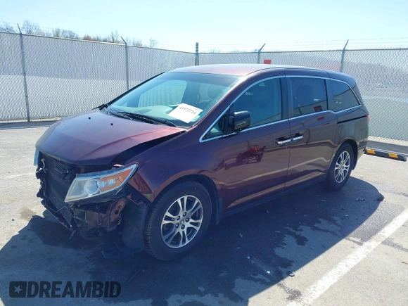 2012 Honda Odyssey EX with VIN 5FNRL5H42CB136915, listed as a IAAI auction lot 41972714 with 211,729 mi miles and . Bid and sale history available at carsss.com. Image 17.