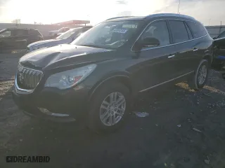 2015 Buick Enclave Convenience with VIN 5GAKRAKD0FJ166432, listed as a Copart auction lot 43814155 with 117,960 mi miles and Salvage Title. Bid and sale history available at carsss.com. Image 1.