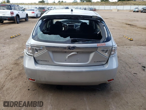 2008 Subaru Impreza Wagon (Natl) i w/Premium Pkg with VIN JF1GH61668G810156, listed as a Copart auction lot 75734224 with 0 mi miles and Salvage Title. Bid and sale history available at carsss.com. Image 6.