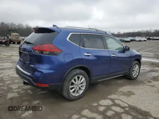 2019 Nissan Rogue SL with VIN 5N1AT2MT8KC801459, listed as a Copart auction lot 52626485 with 100,202 mi miles and Salvage Title. Bid and sale history available at DreamBid. Image 3.