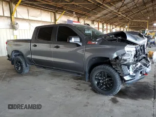 2021 Chevrolet Silverado 1500 LT Trail Boss with VIN 1GCPYFED0MZ286634, listed as a Copart auction lot 52938975 with 47,133 mi miles and Salvage Title. Bid and sale history available at DreamBid. Image 4.