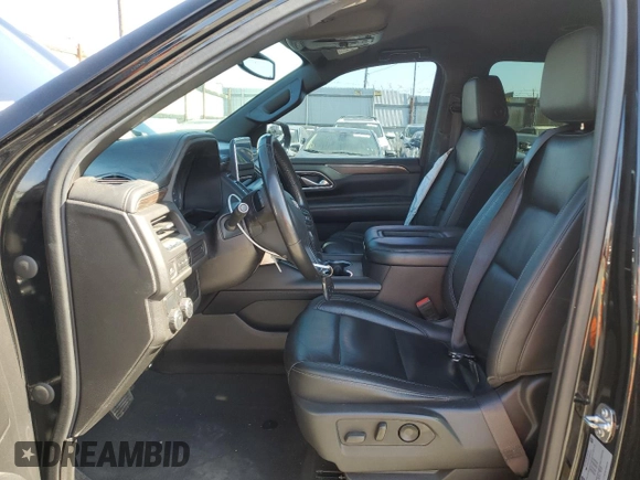 2021 Chevrolet Suburban LT z VIN 1GNSCCKD5MR333272, wystawiony jako Copart lot #58409275 z przebiegiem Nie podano mil oraz Szkoda całkowita • Salvage title. Historia ofert i sprzedaży dostępna na DreamBid. Obrazek 7.