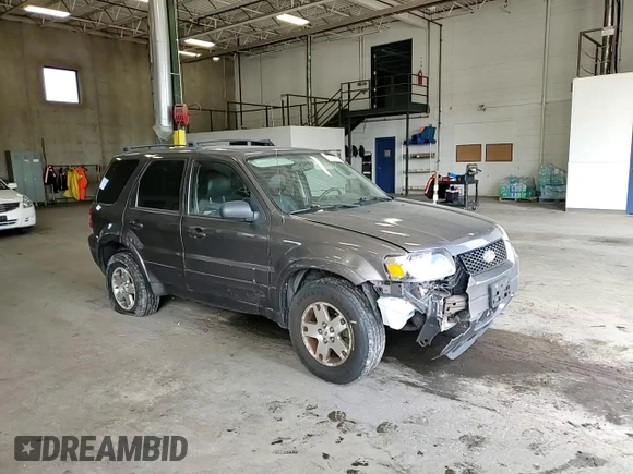 2005 Ford Escape Limited with VIN 1FMCU94125KD16158, listed as a Copart auction lot 62186025 with 213,370 mi miles and Salvage title. Bid and sale history available at DreamBid. Image 14.