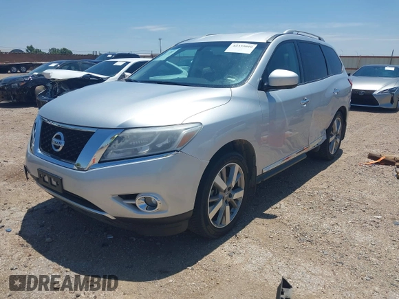 2014 Nissan Pathfinder SV z VIN 5N1AR2MM2EC600717, wystawiony jako IAAI lot #42335010 z przebiegiem 116 887 mil mil oraz . Historia ofert i sprzedaży dostępna na DreamBid. Obrazek 2.