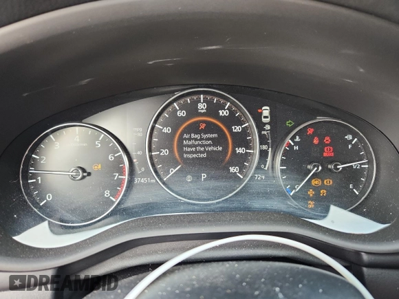 2022 Mazda 3 Select with VIN 3MZBPABL3NM309741, listed as a Copart auction lot 61103655 with 37,451 mi miles and Salvage title. Bid and sale history available at DreamBid. Image 9.
