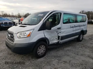 2016 Ford Transit Wagon XL with VIN 1FBZX2ZM1GKA92176, listed as a Copart auction lot 48243095 with 61,431 mi miles and Salvage Title. Bid and sale history available at carsss.com. Image 1.