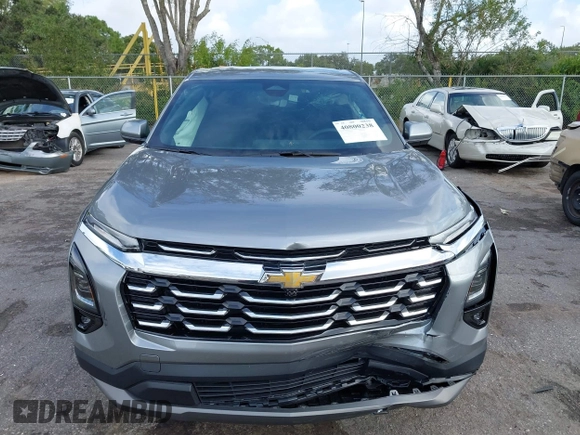 2025 Chevrolet Equinox FWD LT with VIN 3GNAXHEG0SL141748, listed as a IAAI auction lot 40800238 with 2,789 mi miles and . Bid and sale history available at DreamBid. Image 12.