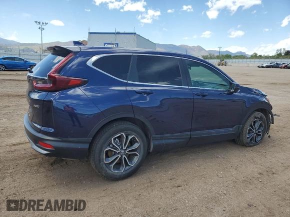 2020 Honda CR-V EX z VIN 5J6RW2H5XLA001344, wystawiony jako Copart lot #57785155 z przebiegiem 32 960 mil mil oraz Szkoda całkowita • Salvage title. Historia ofert i sprzedaży dostępna na DreamBid. Obrazek 3.