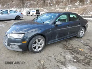 2018 Audi A4 Premium with VIN WAUDNAF46JA143840, listed as a Copart auction lot 45106615 with 0 mi miles and Salvage Title. Bid and sale history available at carsss.com. Image 1.
