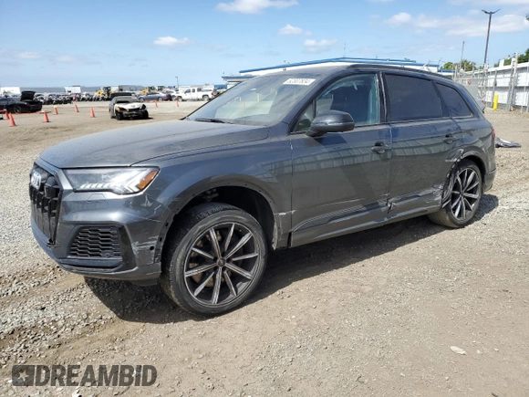 2020 Audi SQ7 z VIN WA1VWAF75LD012621, wystawiony jako Copart lot #52307834 z przebiegiem 43 473 mil mil oraz . Historia ofert i sprzedaży dostępna na DreamBid. Obrazek 1.