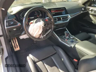 2021 BMW M4 Competition with VIN WBS33AZ08MCG63412, listed as a Copart auction lot 71305884 with 31,090 mi miles and Salvage Title. Bid and sale history available at carsss.com. Image 8.