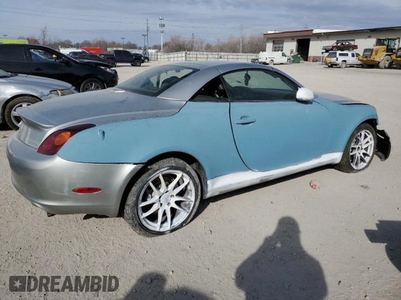 2005 Lexus SC 430 z VIN JTHFN48Y350065055, wystawiony jako Copart lot #47279085 z przebiegiem Nie podano mil oraz Szkoda całkowita • Salvage title. Historia ofert i sprzedaży dostępna na DreamBid. Obrazek 3.
