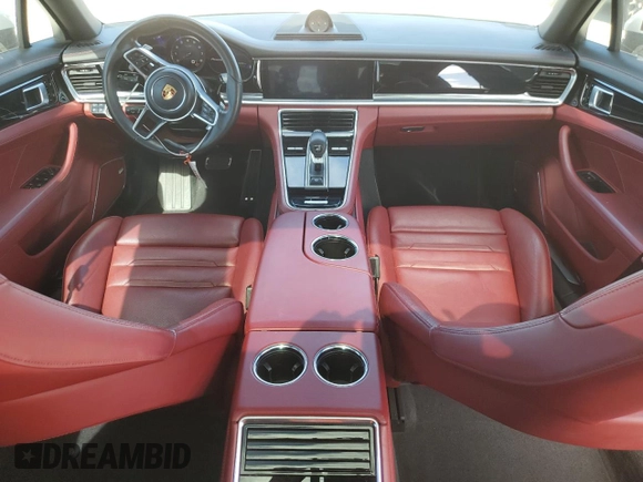 2018 Porsche Panamera 4S Executive with VIN WP0BB2A76JL165237, listed as a Copart auction lot 87572395 with 34,884 mi miles and Salvage Title. Bid and sale history available at DreamBid. Image 8.