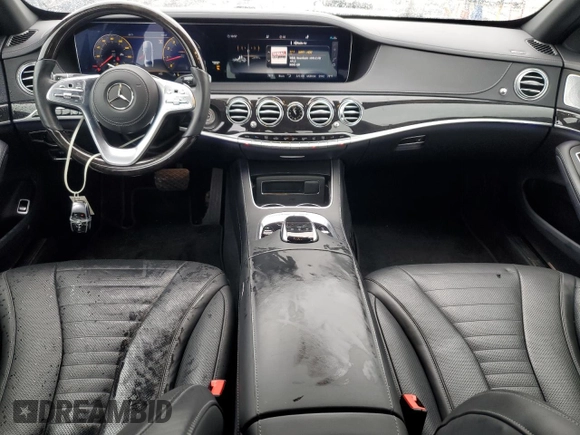 2020 Mercedes-Benz S S 560 with VIN WDDUG8GB3LA517364, listed as a Copart auction lot 73409424 with 61,311 mi miles and Salvage Title. Bid and sale history available at carsss.com. Image 8.