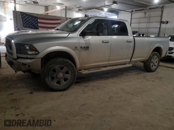 2018 Ram 3500 SLT with VIN 3C63R3HL6JG423138, listed as a Copart auction lot 43738355 with 171,592 mi miles and Salvage Title. Bid and sale history available at carsss.com. Image 1.