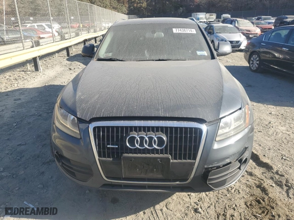2010 Audi Q5 Premium with VIN WA1CKAFP9AA053934, listed as a Copart auction lot 77438714 with 207,402 mi miles and Salvage Title. Bid and sale history available at carsss.com. Image 5.