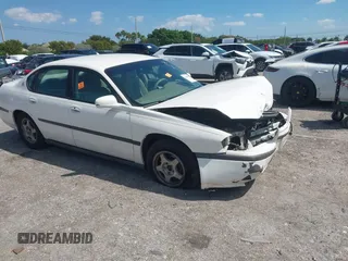 2003 Chevrolet Impala with VIN 2G1WF52E039446800, listed as a IAAI auction lot 42048845 with 114,988 mi miles and . Bid and sale history available at DreamBid. Image 1.
