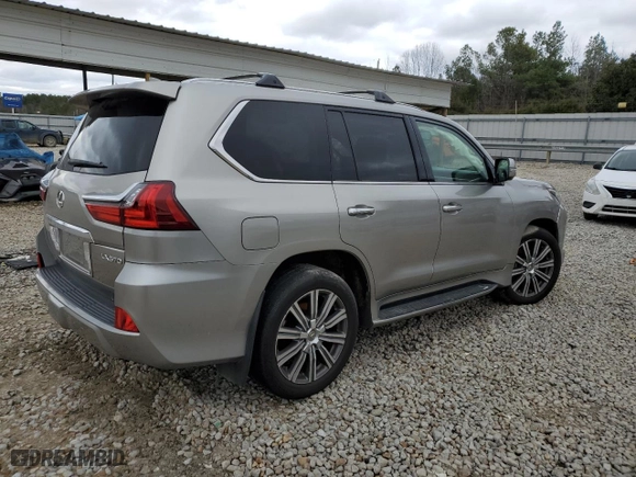 2017 Lexus LX with VIN JTJHY7AX9H4232890, listed as a Copart auction lot 86017264 with NaN miles and Salvage Title. Bid and sale history available at carsss.com. Image 3.