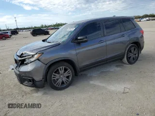 2020 Honda Passport EX-L with VIN 5FNYF7H52LB002526, listed as a Copart auction lot 46485335 with 51,021 mi miles and Non Repairable. Bid and sale history available at carsss.com. Image 1.