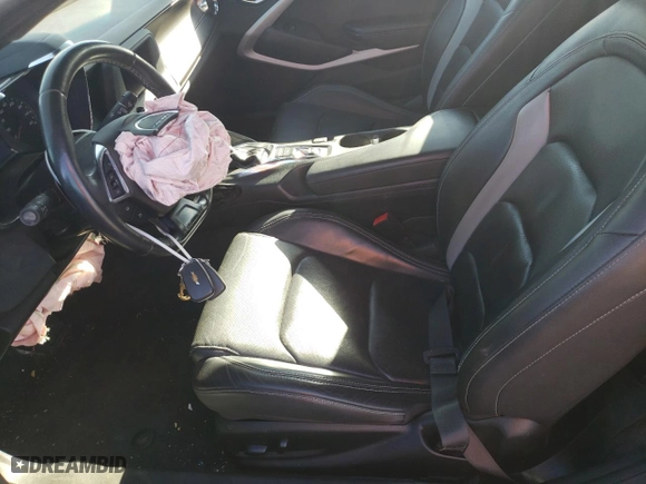 2021 Chevrolet Camaro 2LT with VIN 1G1FD1RSXM0127202, listed as a Copart auction lot 73057614 with 38,529 mi miles and Salvage Title. Bid and sale history available at carsss.com. Image 7.