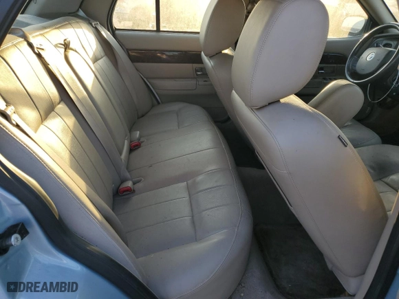 2011 Mercury Grand Marquis LS with VIN 2MEBM7FV5BX601111, listed as a Copart auction lot 44258165 with 129,960 mi miles and Salvage Title. Bid and sale history available at carsss.com. Image 10.