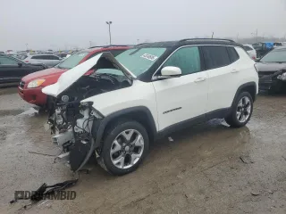 2018 Jeep Compass Limited with VIN 3C4NJDCB1JT209596, listed as a Copart auction lot 43240685 with 91,228 mi miles and Salvage Title. Bid and sale history available at carsss.com. Image 1.