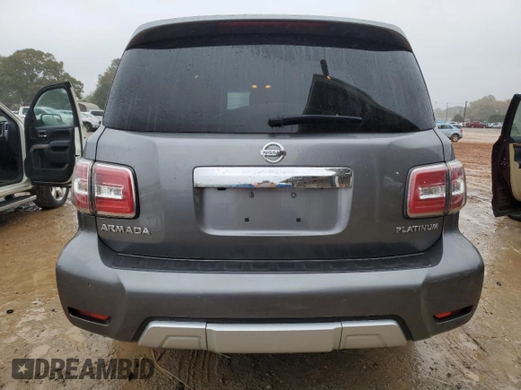 2017 Nissan Armada SL with VIN JN8AY2ND0H9002234, listed as a Copart auction lot 81496094 with 133,976 mi miles and Salvage Title. Bid and sale history available at carsss.com. Image 6.