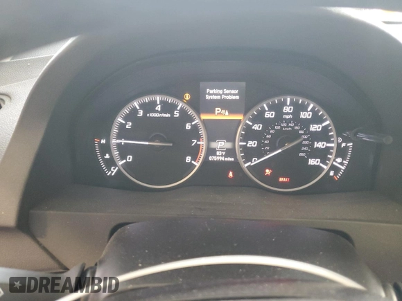 2017 Acura RDX Advance z VIN 5J8TB4H74HL014480, wystawiony jako Copart lot #59681935 z przebiegiem 75 994 mil mil oraz Szkoda całkowita • Salvage title. Historia ofert i sprzedaży dostępna na DreamBid. Obrazek 9.