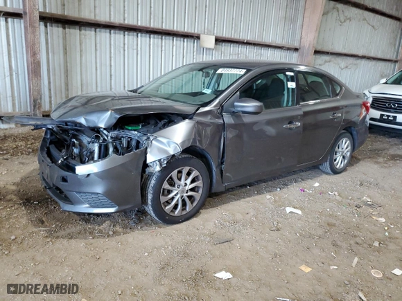 2019 Nissan Sentra S with VIN 3N1AB7AP0KY451475, listed as a Copart auction lot 84937774 with 78,366 mi miles and Salvage Title. Bid and sale history available at carsss.com. Image 1.