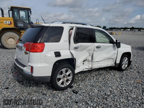 2016 GMC Terrain SLT z VIN 2GKALPEK5G6179267, wystawiony jako Copart lot #55970655 z przebiegiem Nie podano mil oraz Szkoda całkowita • Salvage title. Historia ofert i sprzedaży dostępna na DreamBid. Obrazek 3.