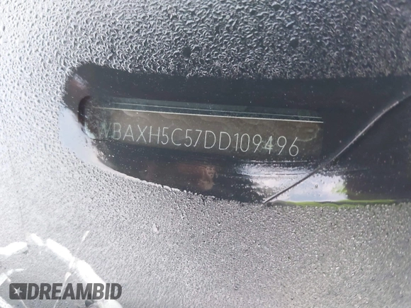 2013 BMW 5 Series 528i xDrive with VIN WBAXH5C57DD109496, listed as a IAAI auction lot 40436340 with Not Provided miles and . Bid and sale history available at carsss.com. Image 11.