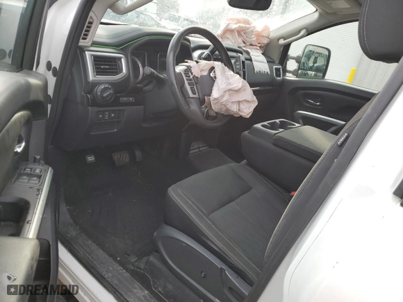 2017 Nissan Titan XD SV with VIN 1N6AA1RP1HN561729, listed as a Copart auction lot 80043944 with 0 mi miles and Salvage Title. Bid and sale history available at carsss.com. Image 8.