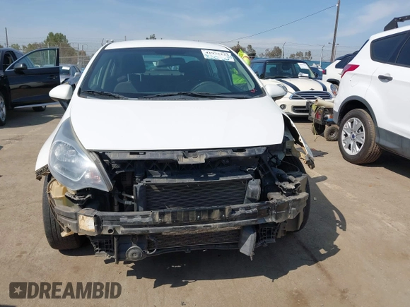 2017 Kia Rio LX with VIN KNADM4A37H6025960, listed as a IAAI auction lot 41975223 with 112,474 mi miles. Bid and sale history available at carsss.com. Image 13.