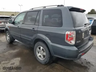 2006 Honda Pilot EX-L with VIN 2HKYF18596H504694, listed as a Copart auction lot 51646995 with 205,258 mi miles and Salvage Title. Bid and sale history available at carsss.com. Image 2.